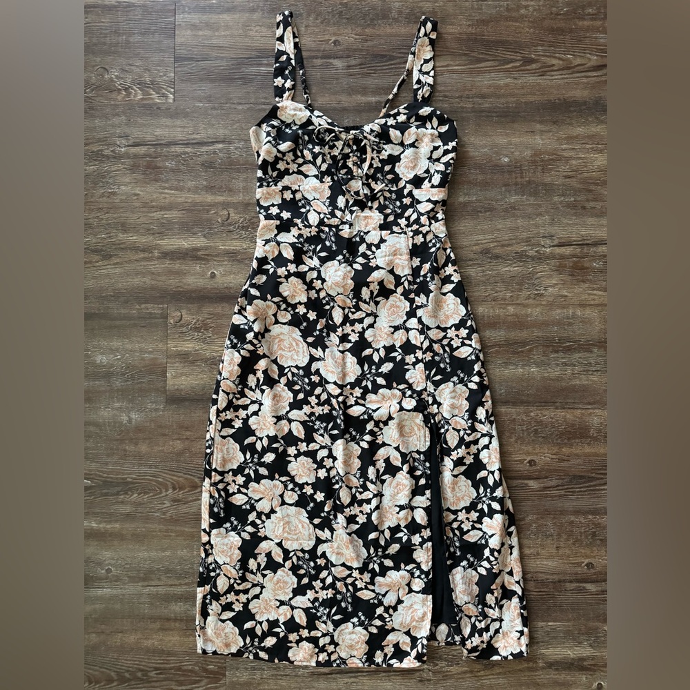 Abercrombie & Fitch multicolored knee-length sundress